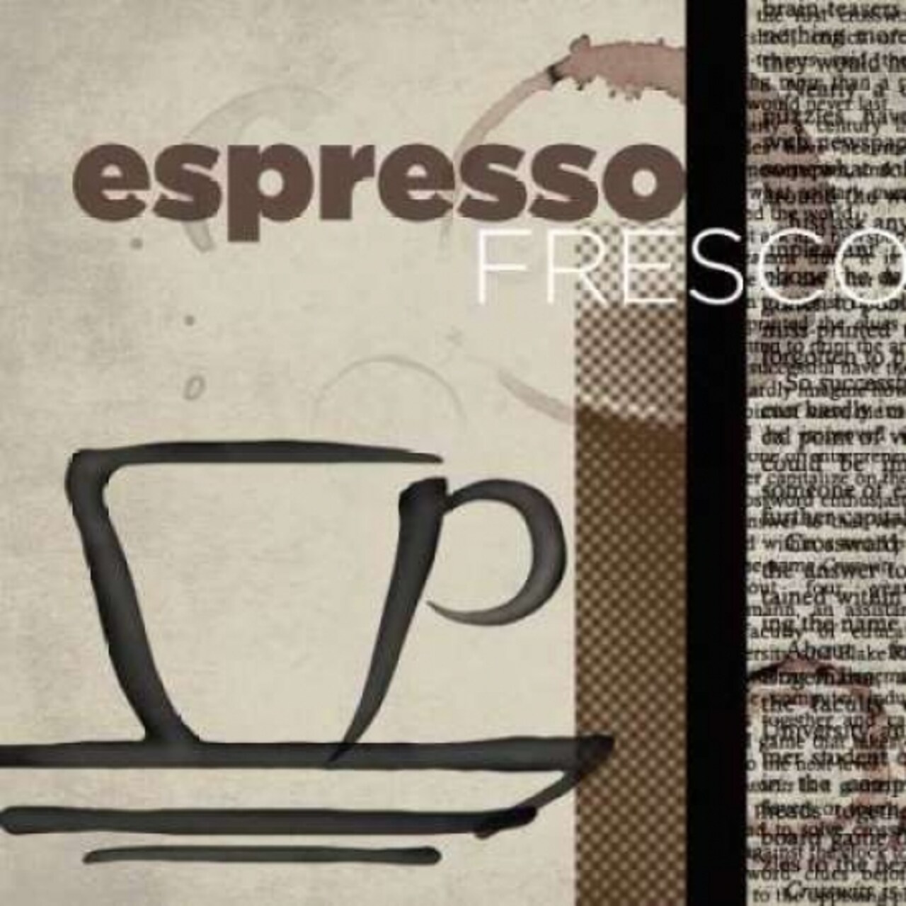 Espresso Fresco Poster Print by Tandi Venter - Item # VARPDX18034